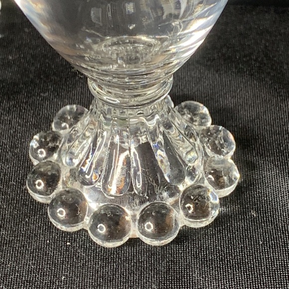 Set of 4 VTG MCM Berwick Boopie Clear liquor cocktail glasses by ANCHOR HOCKING - Picture 8 of 8